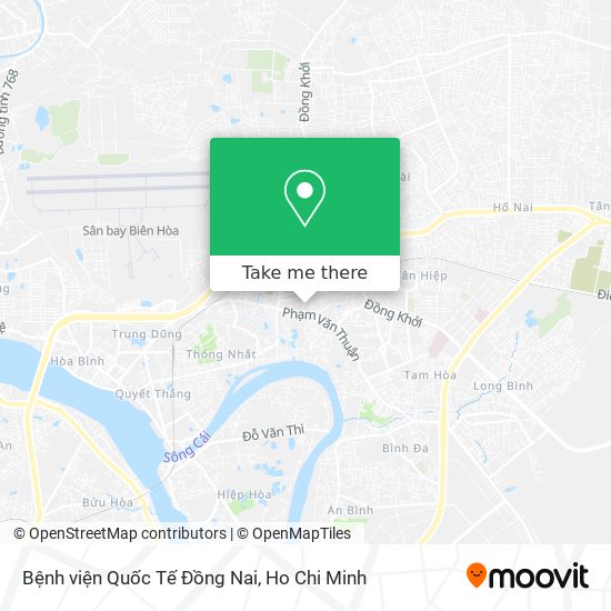Bệnh viện Quốc Tế Đồng Nai map
