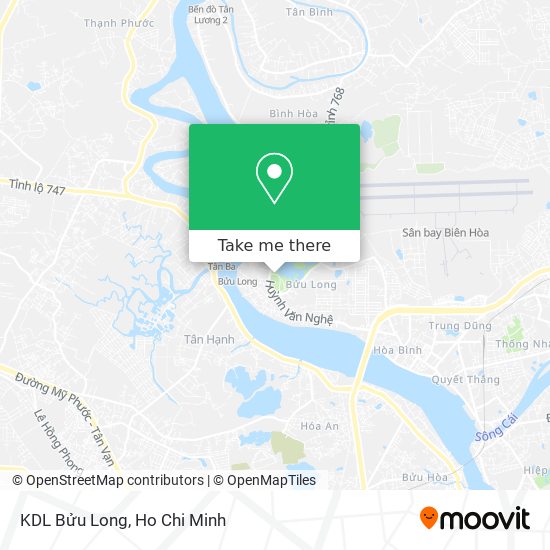KDL Bửu Long map