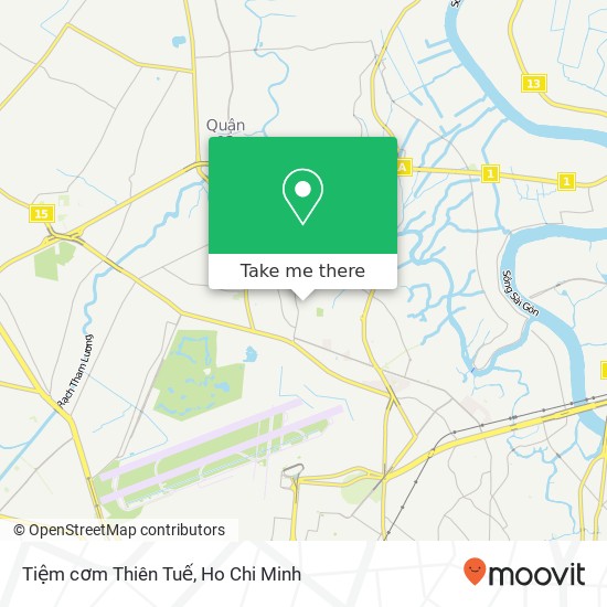 Tiệm cơm Thiên Tuế map