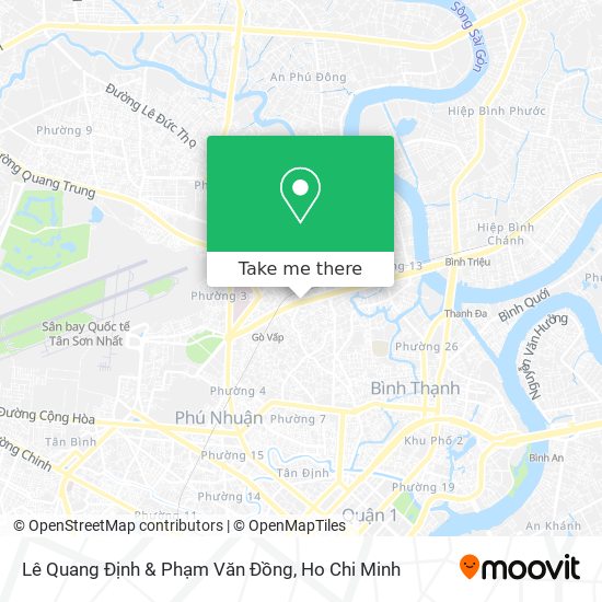 Lê Quang Định & Phạm Văn Đồng map