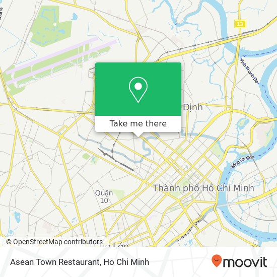 Asean Town Restaurant map