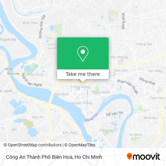 Công An Thành Phố Biên Hoà map