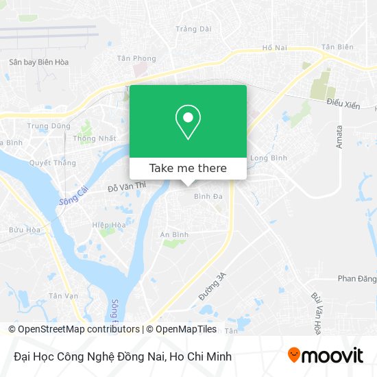 How to get to Đại Học Công Nghệ Đồng Nai in Bien Hoa by Bus?