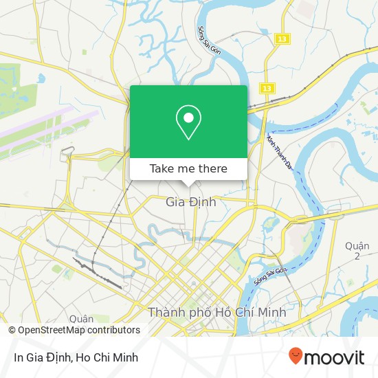 In Gia Định map
