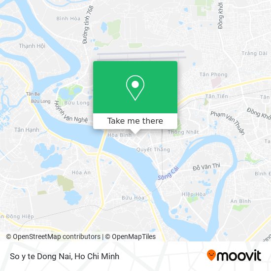 So y te Dong Nai map