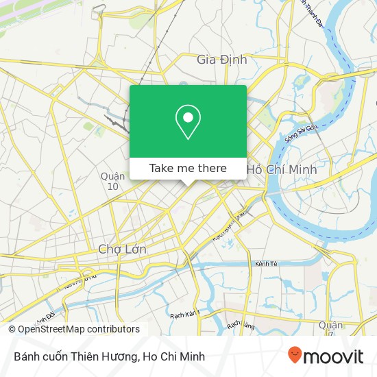 Bánh cuốn Thiên Hương map