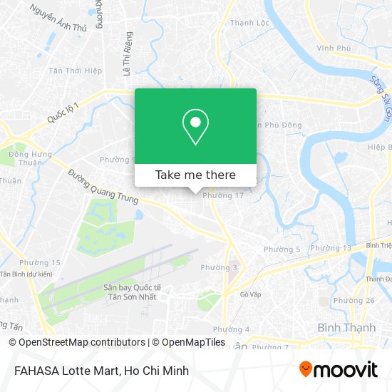 FAHASA Lotte Mart map