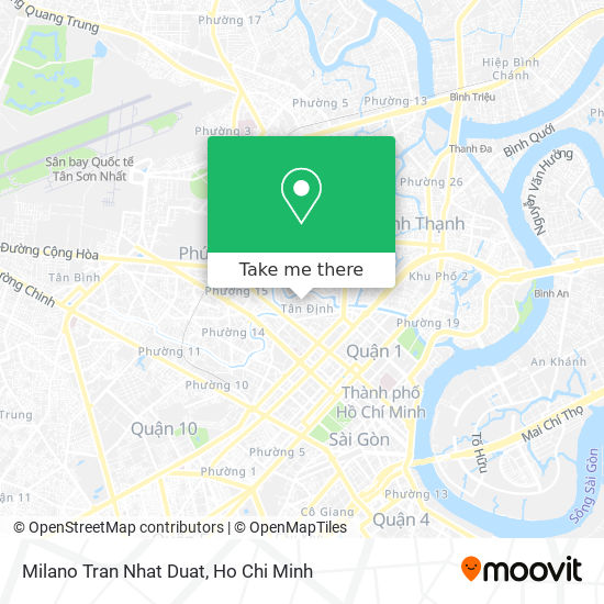 Milano Tran Nhat Duat map