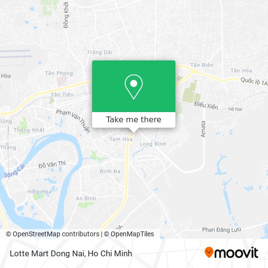 Lotte Mart Dong Nai map