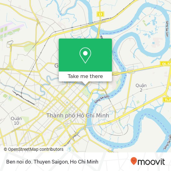 Ben noi do. Thuyen Saigon map