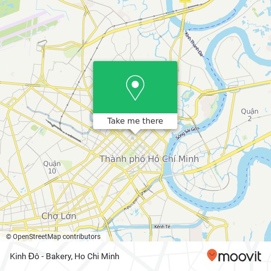 Kinh Đô - Bakery map