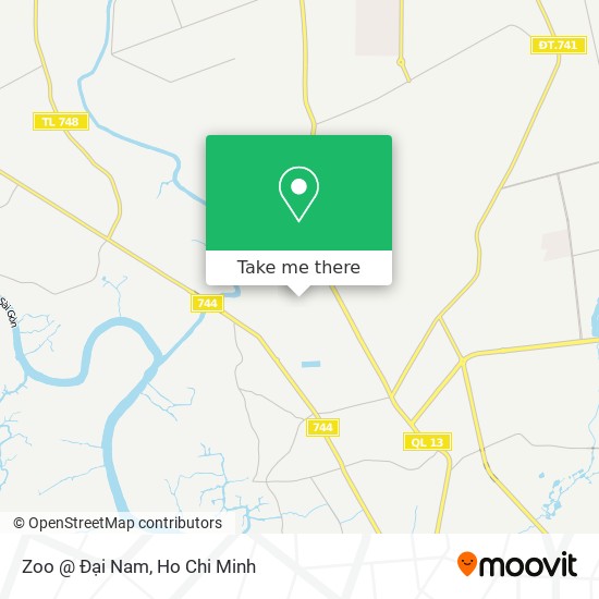 Zoo @ Đại Nam map