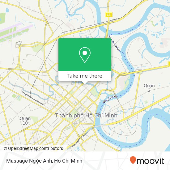 Massage Ngọc Anh map