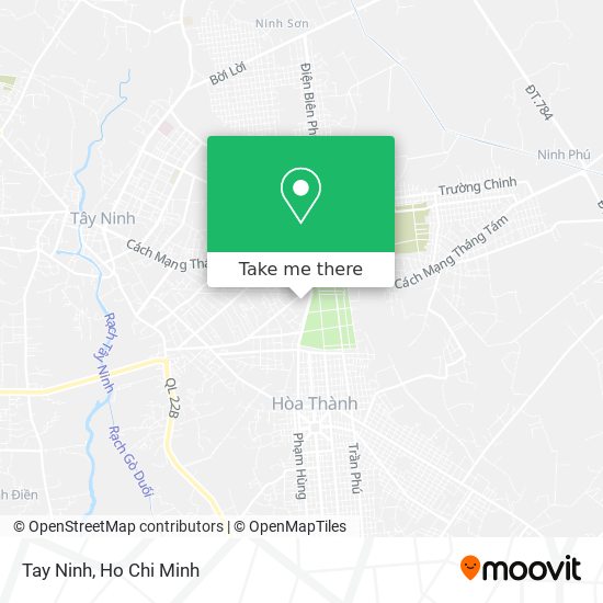 Tay Ninh map