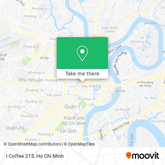 I Coffee 215 map