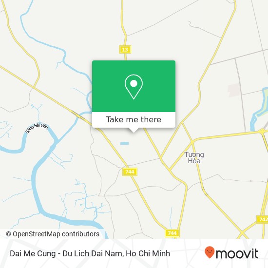 Dai Me Cung - Du Lich Dai Nam map