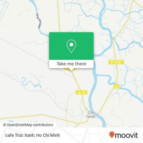 cafe Trúc Xanh map