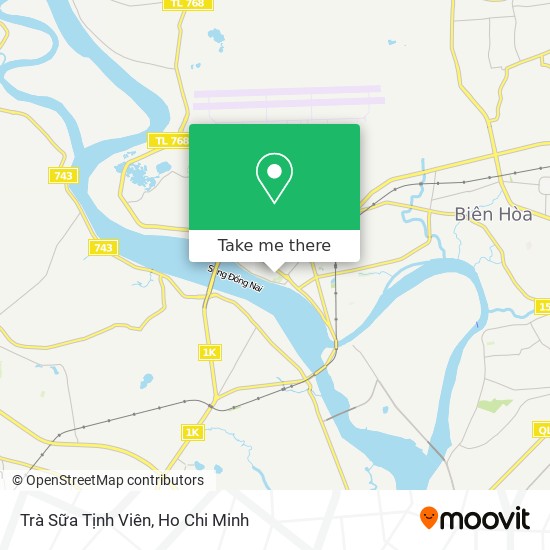 Trà Sữa Tịnh Viên map