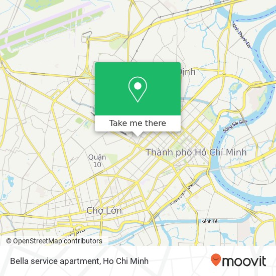Bella service apartment map