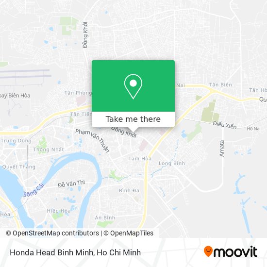 Honda Head Binh Minh map