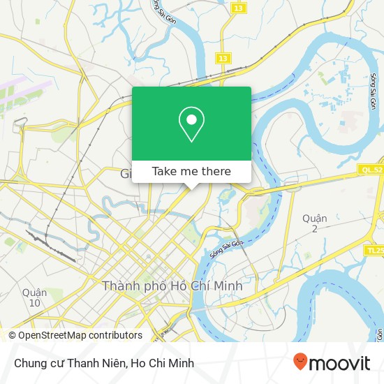 Chung cư Thanh Niên map