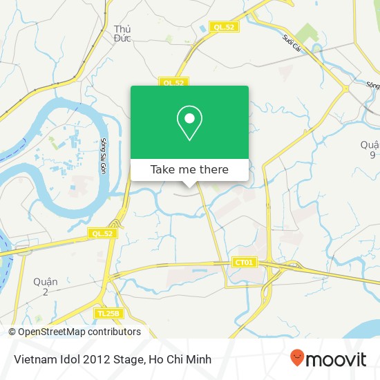 Vietnam Idol 2012 Stage map