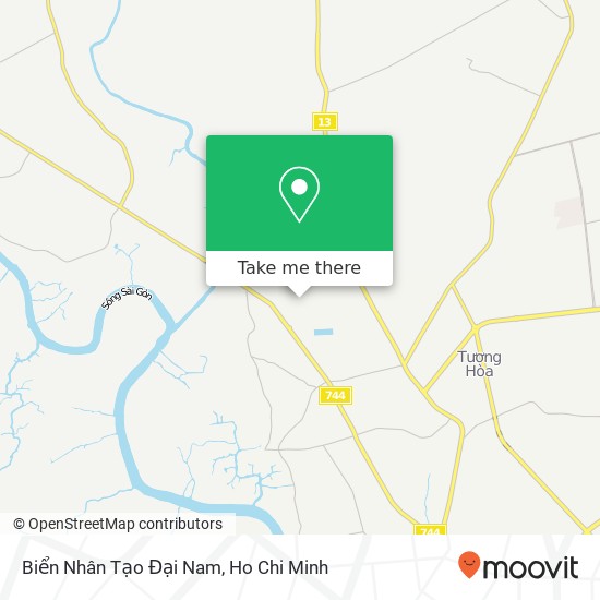 Biển Nhân Tạo Đại Nam map