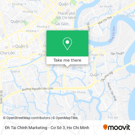 Đh Tài Chính Marketing - Cơ Sở 3 map
