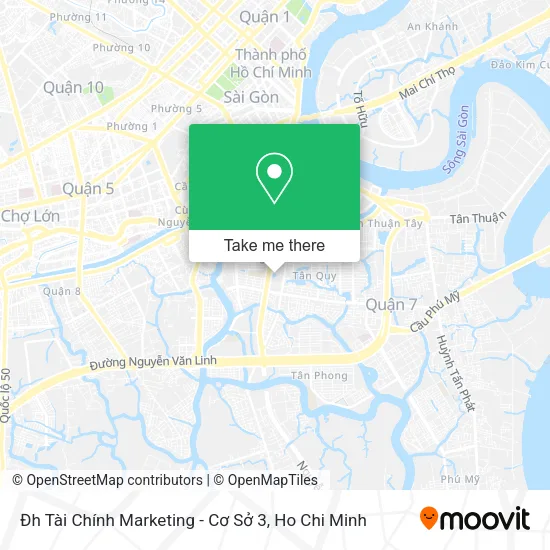 Đh Tài Chính Marketing - Cơ Sở 3 map