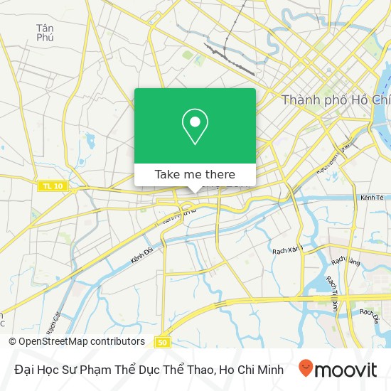 Đại Học Sư Phạm Thể Dục Thể Thao map