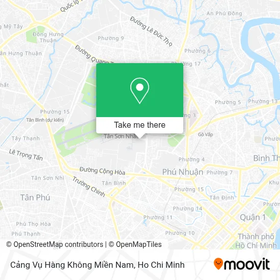 Cảng Vụ Hàng Không Miền Nam map