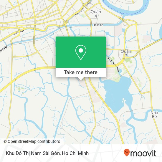 Khu Đô Thị Nam Sài Gòn map