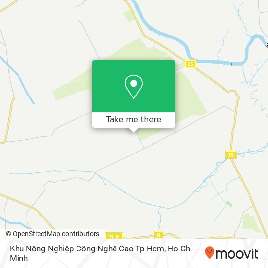 Khu Nông Nghiệp Công Nghệ Cao Tp Hcm map