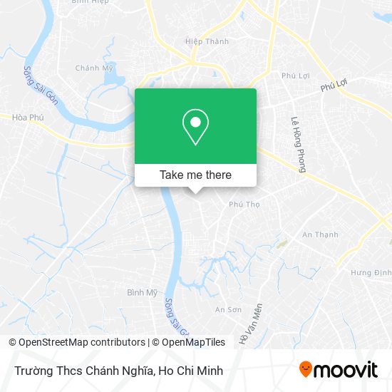 Trường Thcs Chánh Nghĩa map