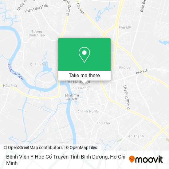 Bệnh Viện Y Học Cổ Truyền Tỉnh Bình Dương map