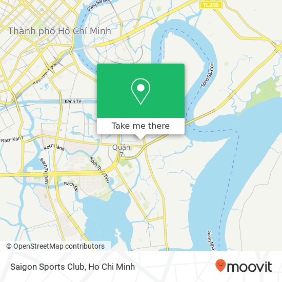 Saigon Sports Club map