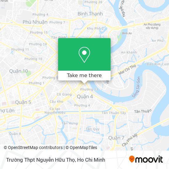 Trường Thpt Nguyễn Hữu Thọ map