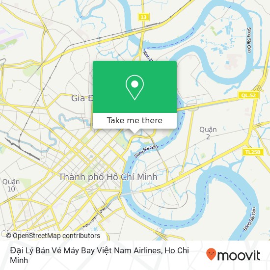 Đại Lý Bán Vé Máy Bay Việt Nam Airlines map