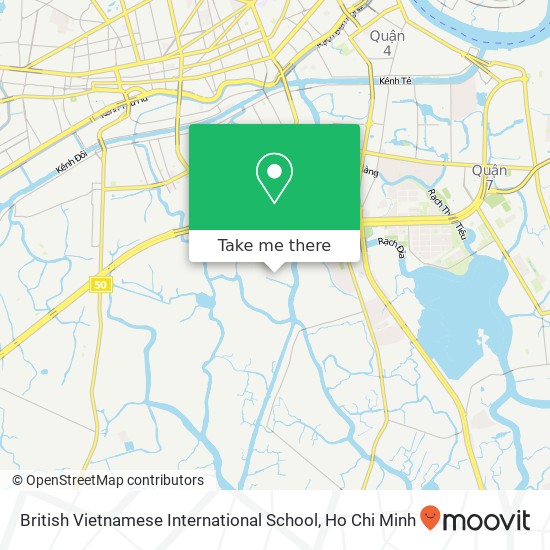 British Vietnamese International School map