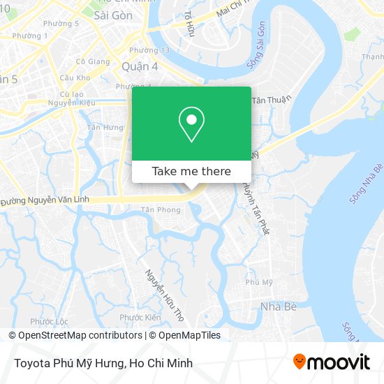 Toyota Phú Mỹ Hưng map