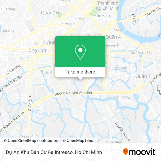 Dự Án Khu Dân Cư 6a Intresco map