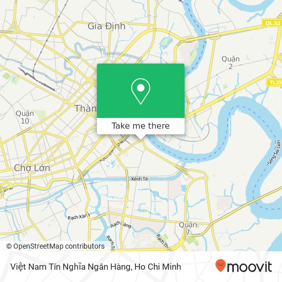 Việt Nam Tín Nghĩa Ngân Hàng map