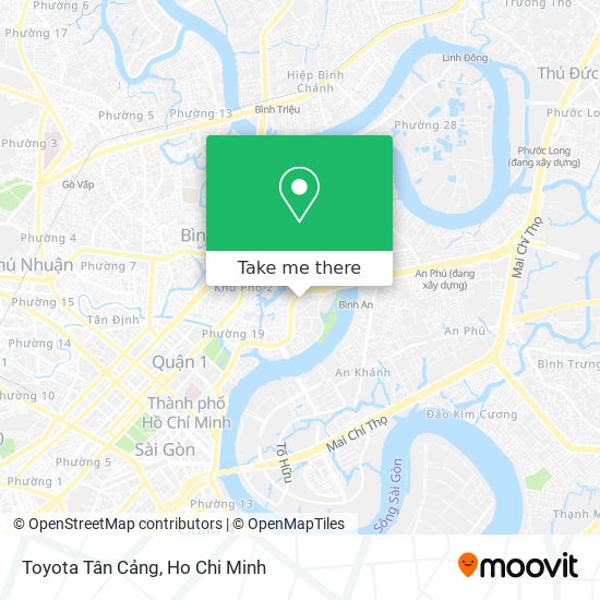Toyota Tân Cảng map
