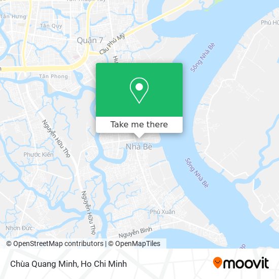 Chùa Quang Minh map