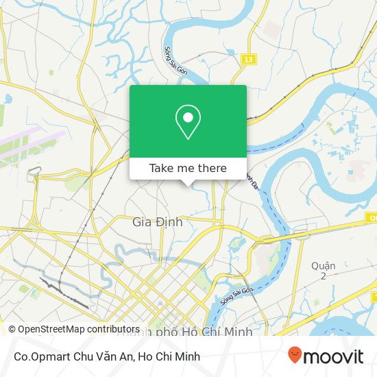 Co.Opmart Chu Văn An map