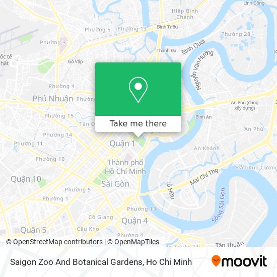 Saigon Zoo And Botanical Gardens map