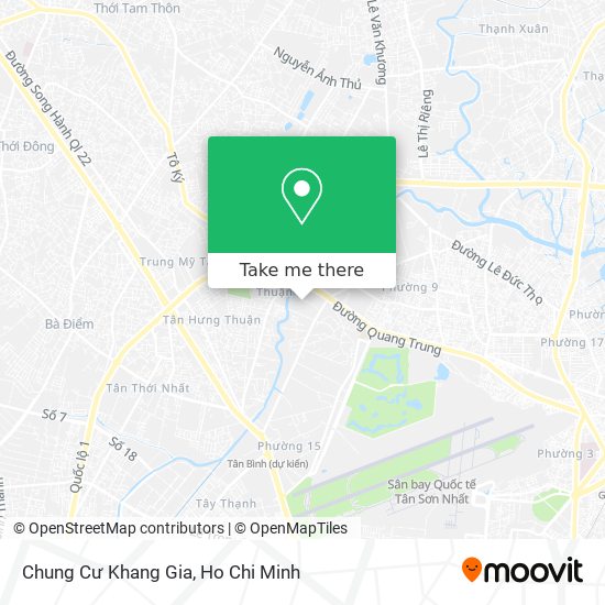 Chung Cư Khang Gia map
