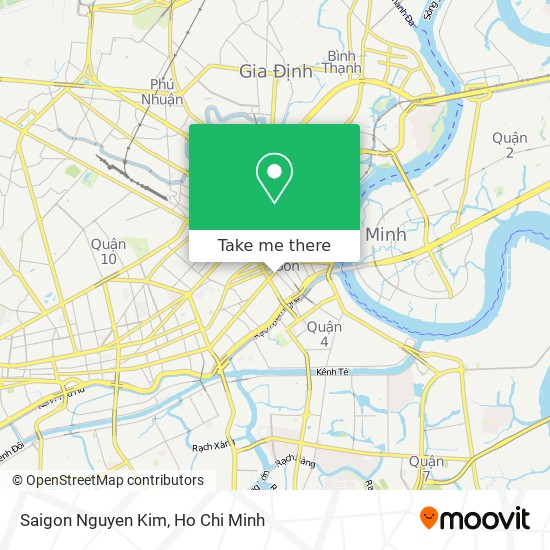 Saigon Nguyen Kim map
