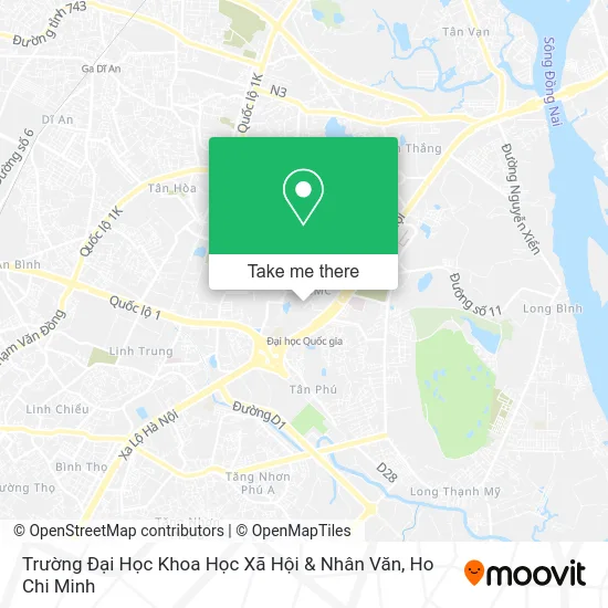 Trường Đại Học Khoa Học Xã Hội & Nhân Văn map