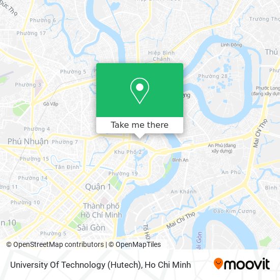 University Of Technology (Hutech) map